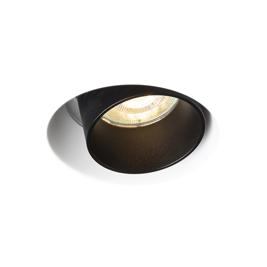 RENDL DAYTONA nakláňacia sadrová/čierna 230V LED GU10 8W