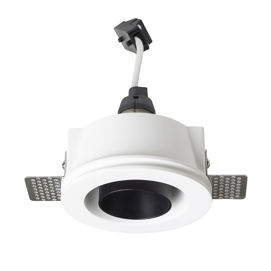 RENDL DAYTONA nakláňacia sadrová/čierna 230V LED GU10 8W