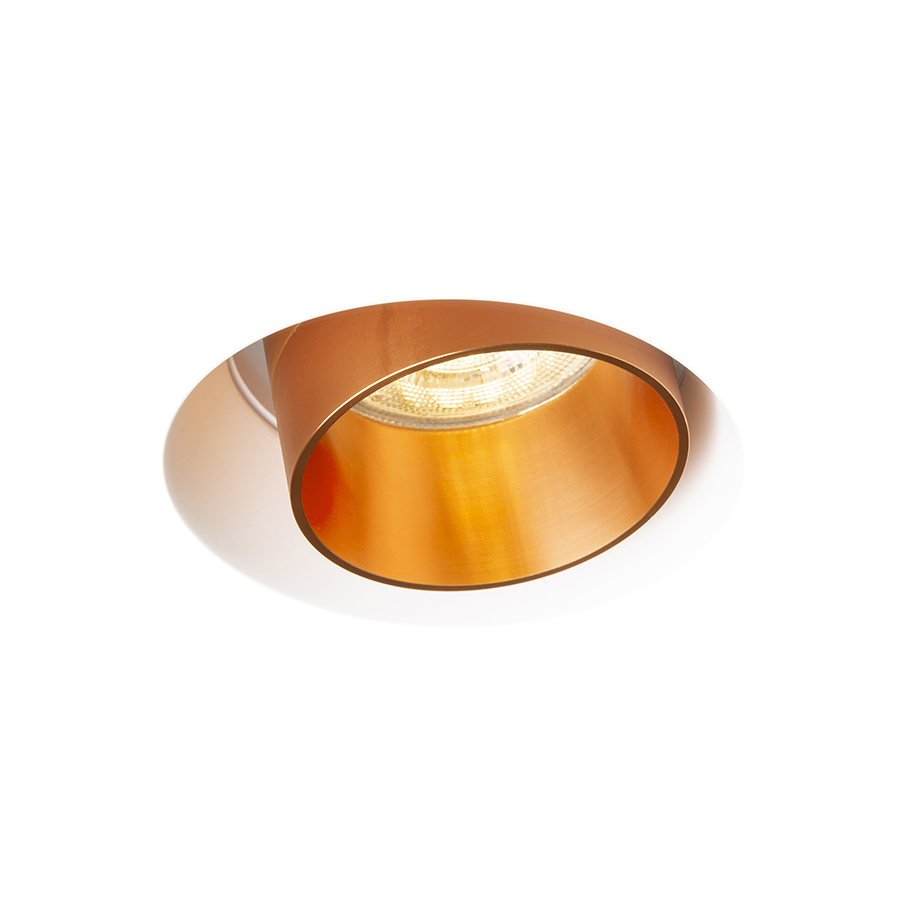 RENDL DAYTONA nakláňacia sadrová/česaná meď 230V LED GU10 8W