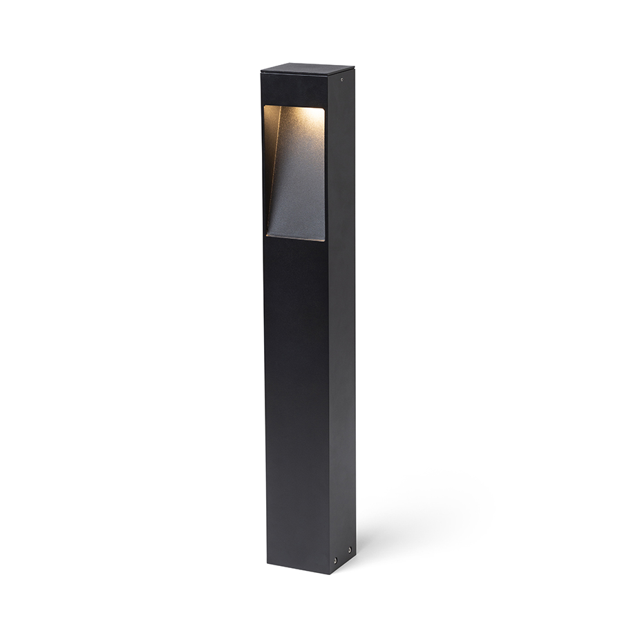 RENDL R14172 TORIN LED vonkajšie svietidlo, stojanové hranaté IP65 čierna