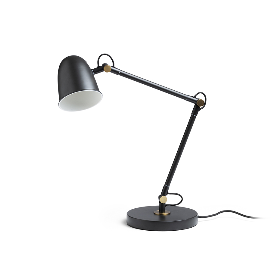 RENDL DANNY stolná biela matný nikel 230V LED E14 5W