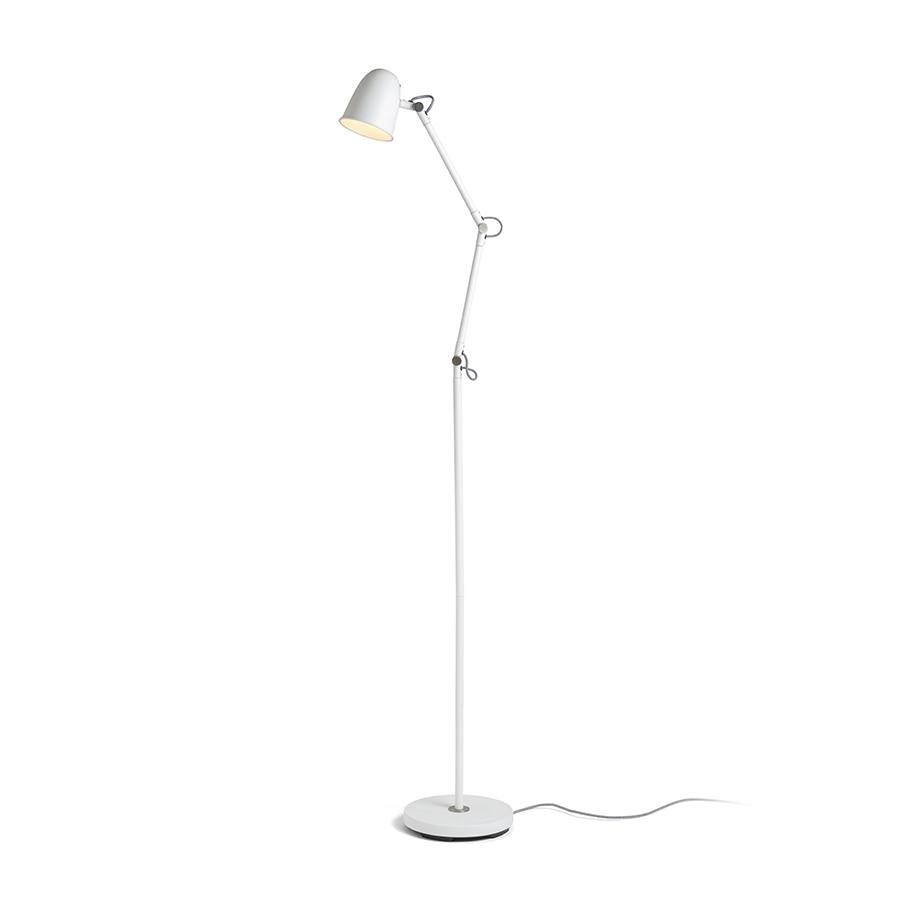 RENDL DANNY stojanová biela matný nikel 230V LED E14 5W