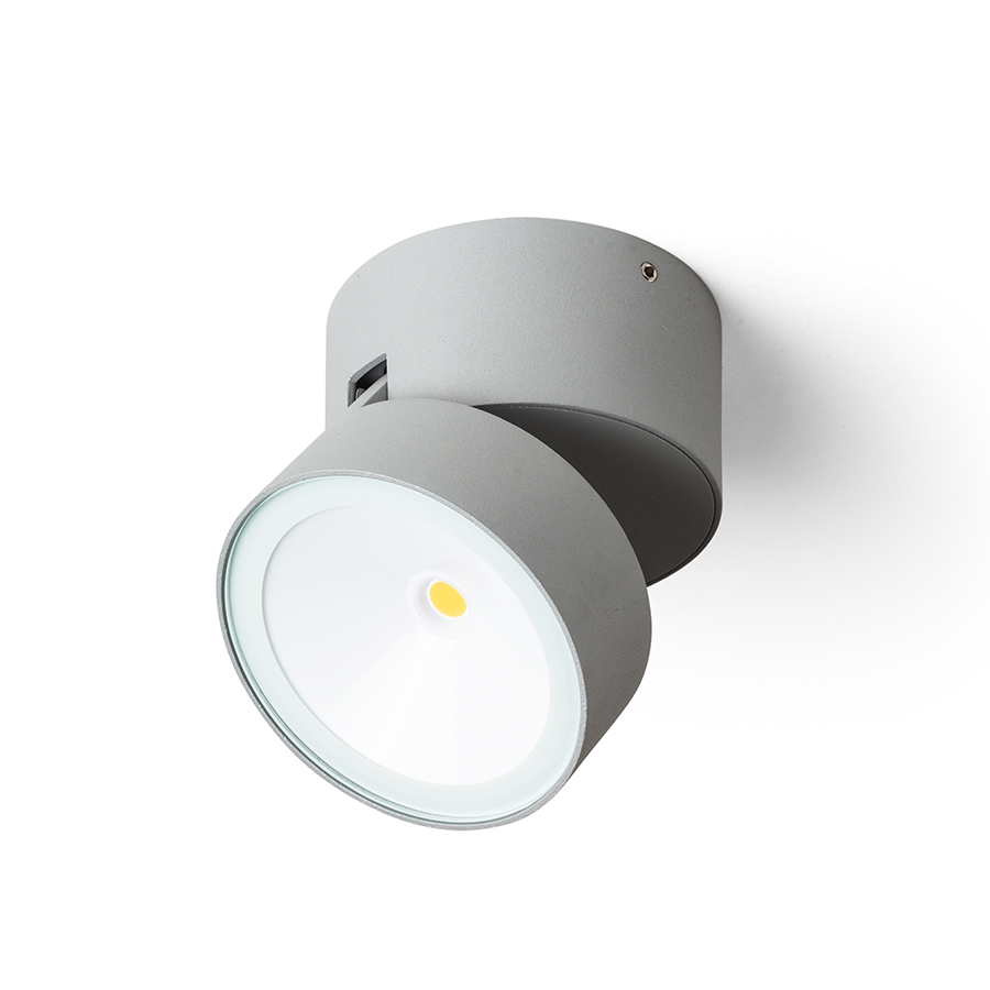 RENDL R14200 FLAVIO LED vonkajšie svietidlo, nástenné smerovateľné IP54 svetlosivá