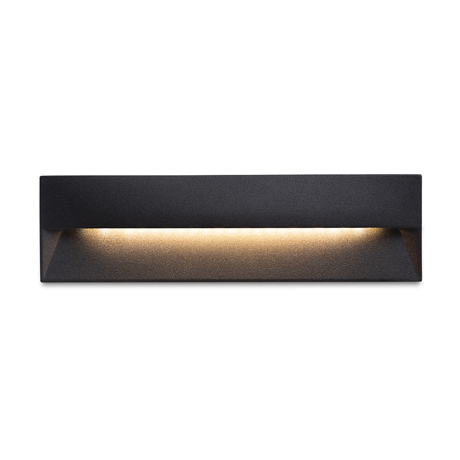 RENDL R14205 REP LED vonkajšie svietidlo, zápustné do steny IP65 čierna