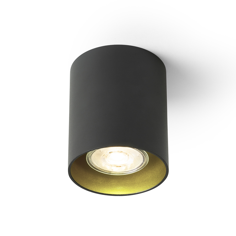 RENDL R14213 MANTOVA prisadené svietidlo, downlight čierna/perlová zlatá