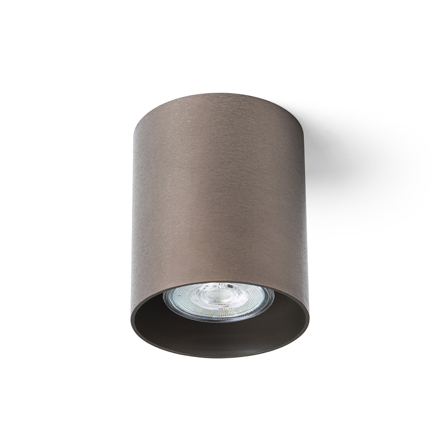 RENDL MANTOVA I stropná česaný bronz 230V LED GU10 7W