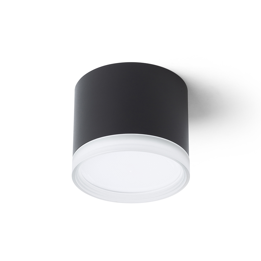 RENDL MEMA stropná čierna satinovaný akrylát 230V LED GX53 7W