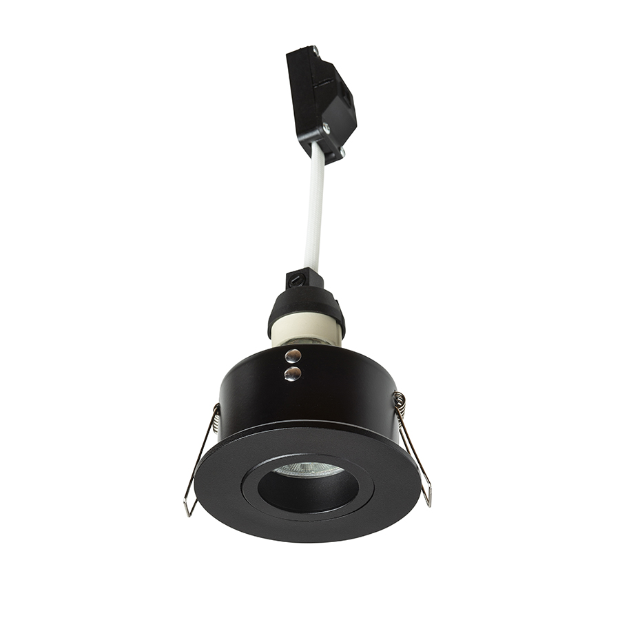 RENDL GALO R zápustná čierna 230V LED GU10 9W IP65