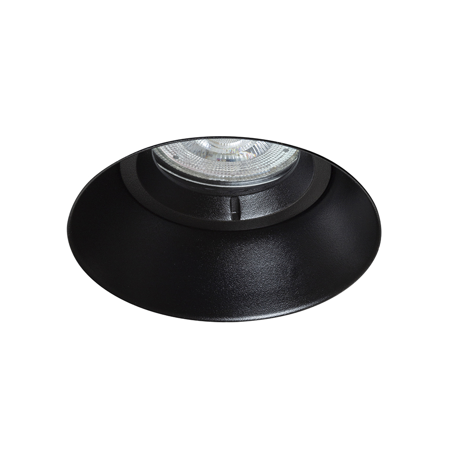 RENDL IPSO R IP65 zápustná čierna 230V LED GU10 9W IP65