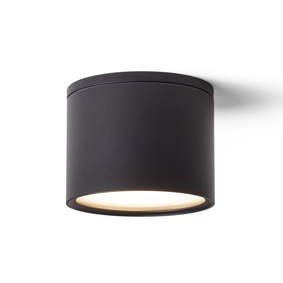 RENDL SKY prisadená čierna 230V GX53 7W IP65