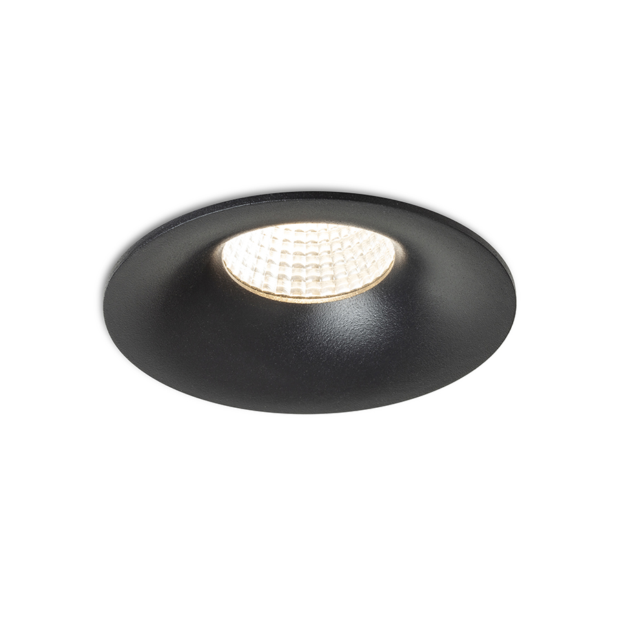 RENDL R14233 FLEUR LED podhľadové svietidlo, kúpeľňové LED IP54 čierna