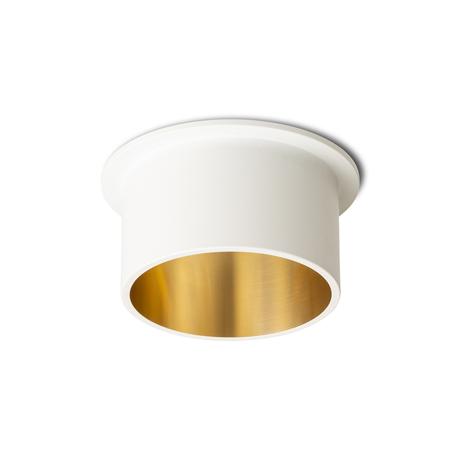 RENDL ORTA zápustná biela/zlatá 230V LED GU10 9W