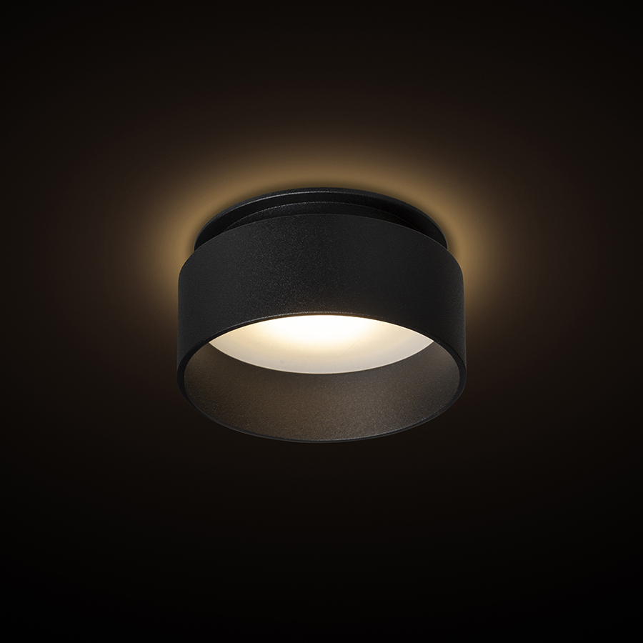 RENDL TORD zápustná čierna 230V LED GU10 9W