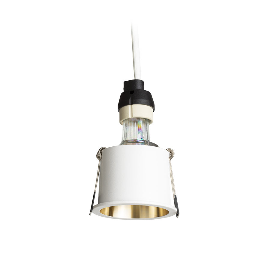 RENDL ORCO zápustná biela/zlatá 230V LED GU10 9W