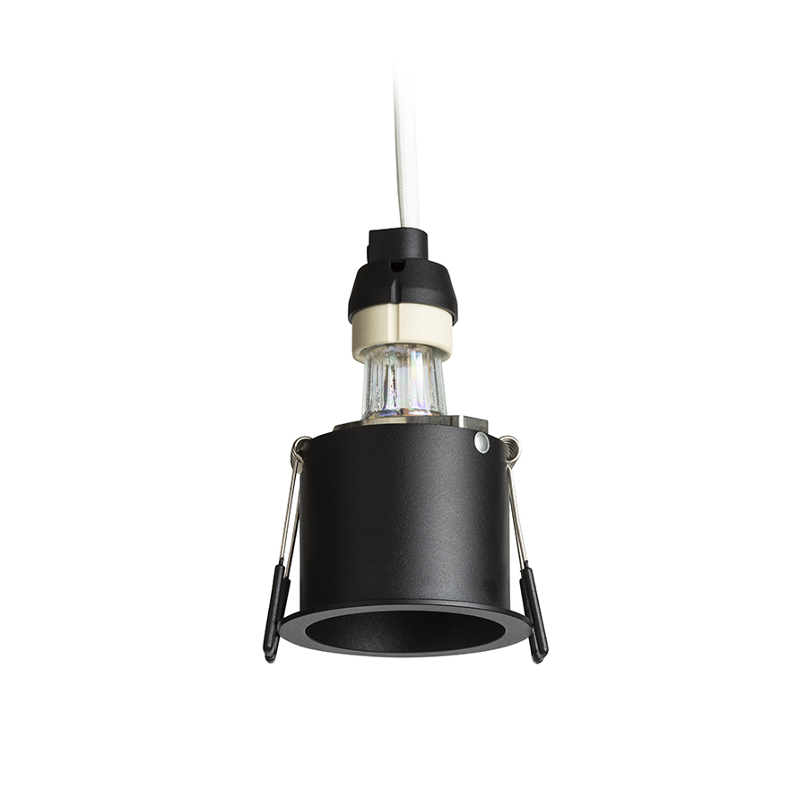 RENDL ORCO zápustná čierna 230V LED GU10 9W