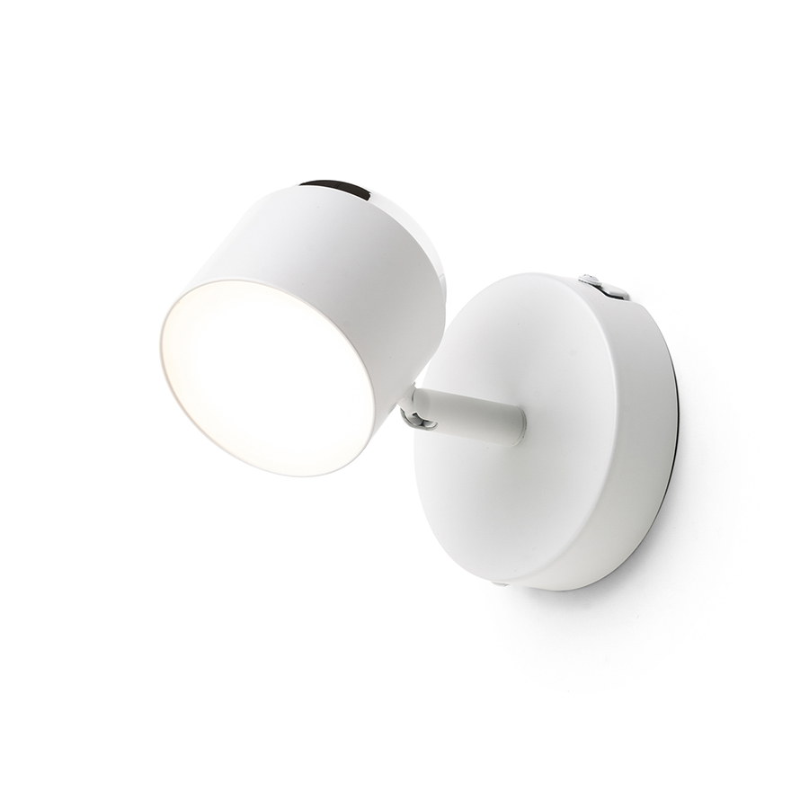 RENDL R14272 NOVA LED bodové svetlo, nakláňacie biela chróm/mliečny akrylát
