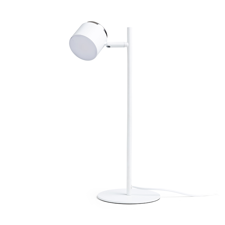 RENDL NOVA stolná biela chróm/mliečny akrylát 230V LED 4.2W 3000K