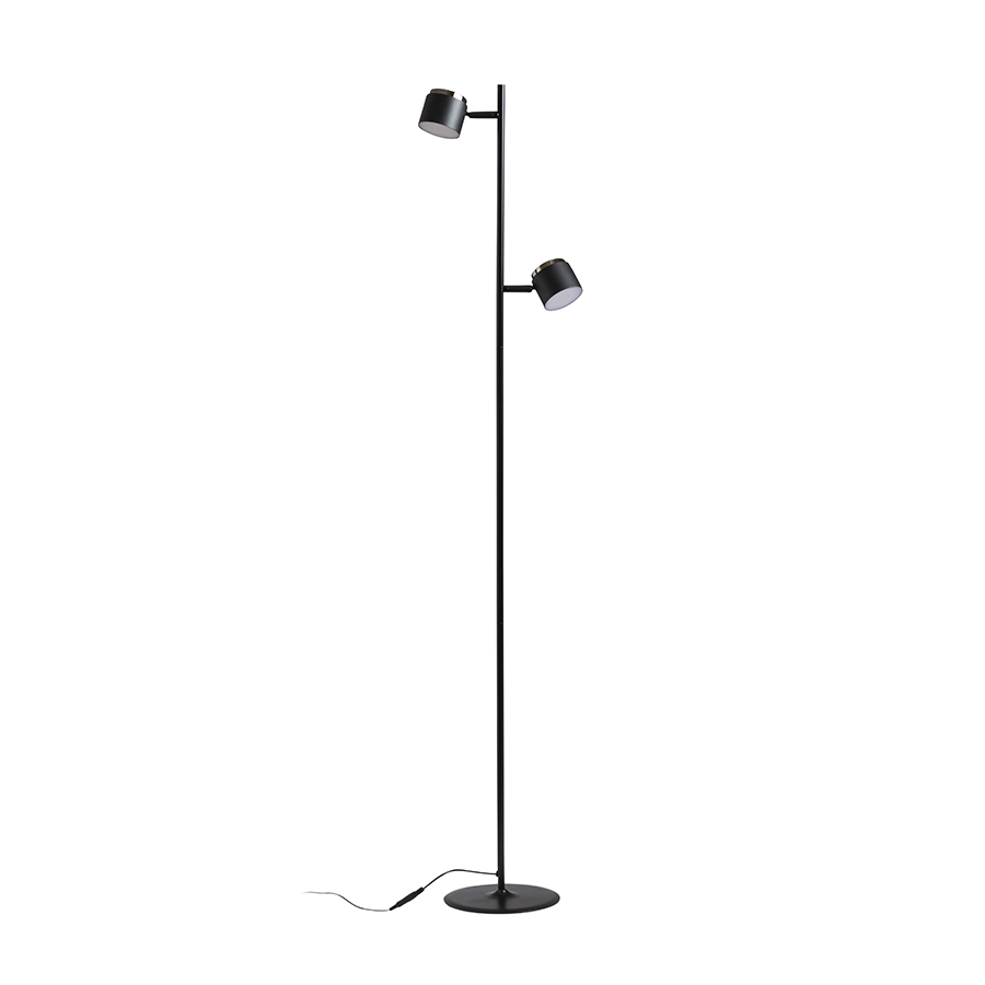 RENDL NOVA II stojanová biela chróm/mliečny akrylát 230V LED 2x3.5W 3000K