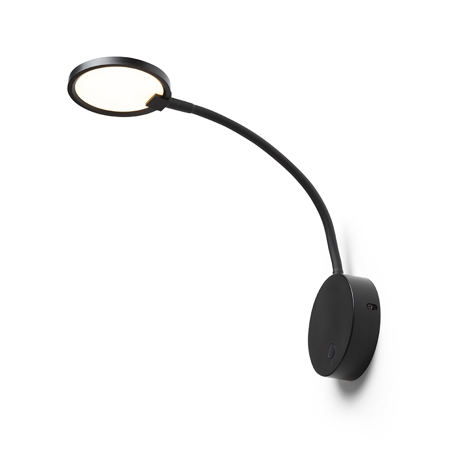 RENDL R14279 CELESTE LED bodové svetlo, husí krk čierna