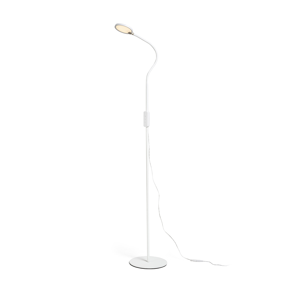 RENDL R14280 CELESTE LED stojanová lampa, na čítanie biela