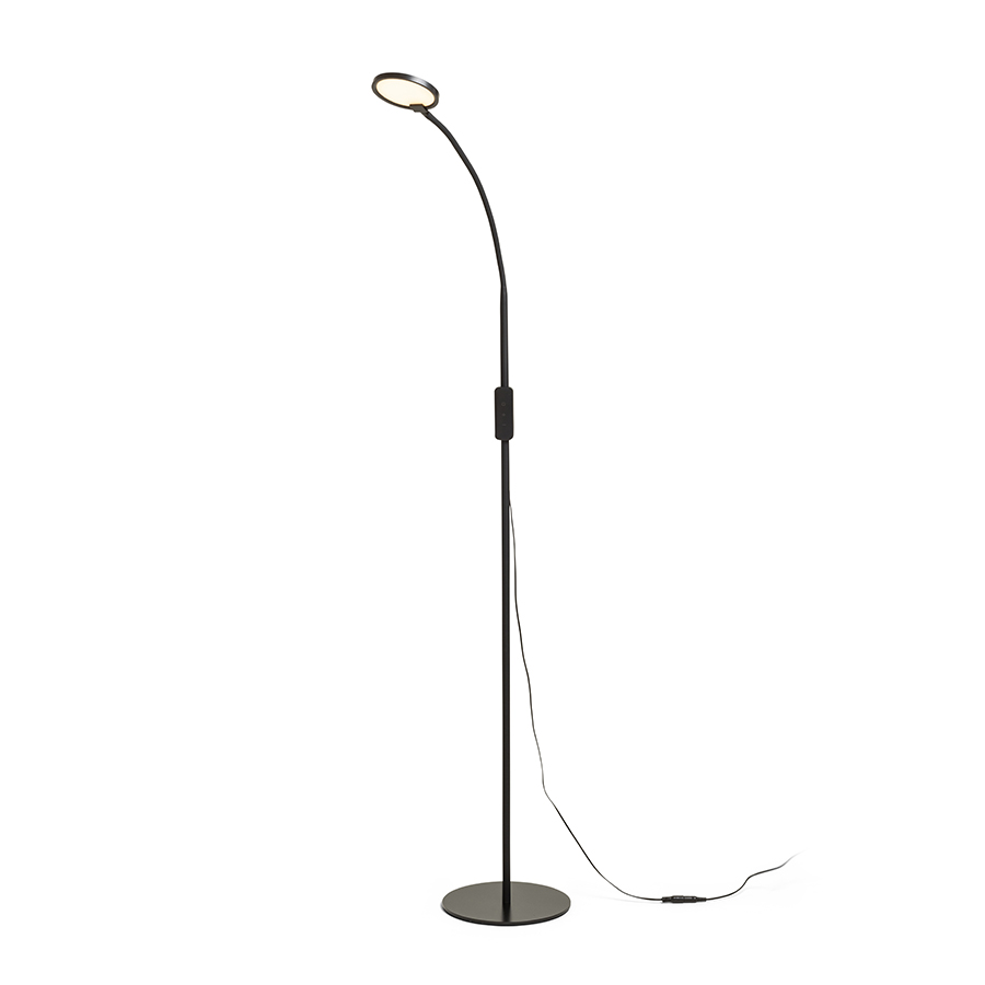 RENDL R14281 CELESTE LED stojanová lampa, na čítanie čierna