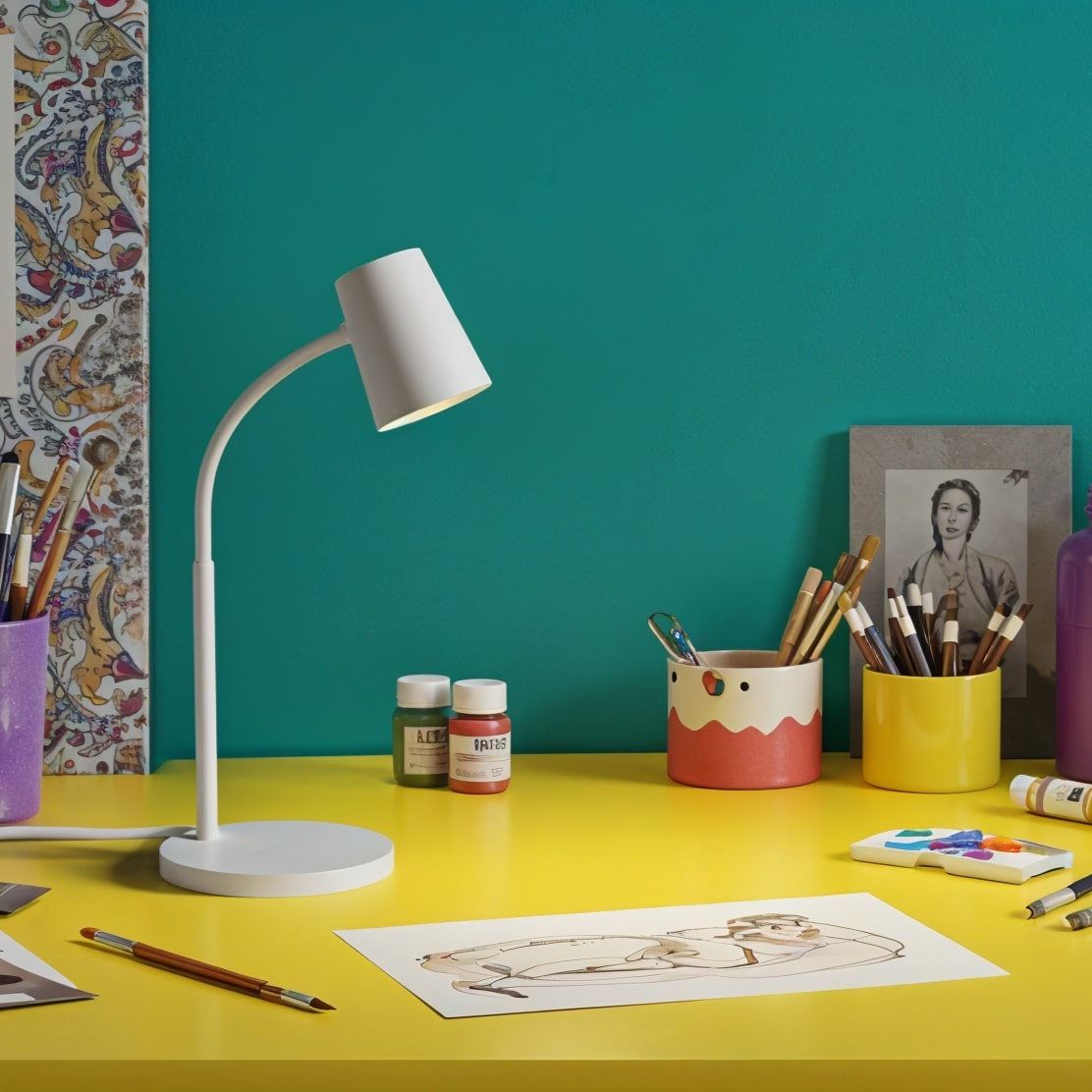 RENDL VERINA stolná biela 230V LED 4.5W 100° 3000K