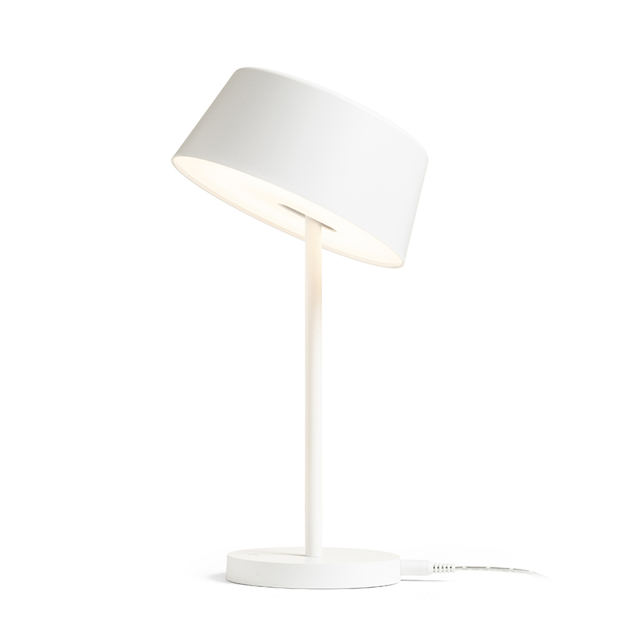 RENDL R14286 PRAHA LED stolná lampa, dekoratívne biela
