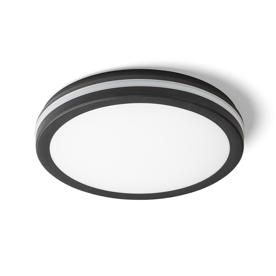 RENDL R14298 SONO LED vonkajšie svietidlo, stropné IP65 čierna plast