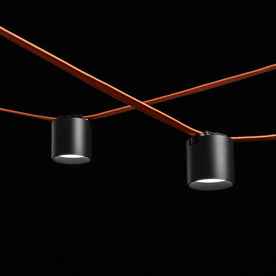 RENDL CODI na systém VEGA/WAVE čierna 24= LED 6W 110° 3000K 4000K 5700K