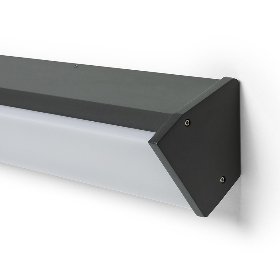 RENDL SANTOS 90 nástenná antracitová 230V LED 50W IP65 3000K