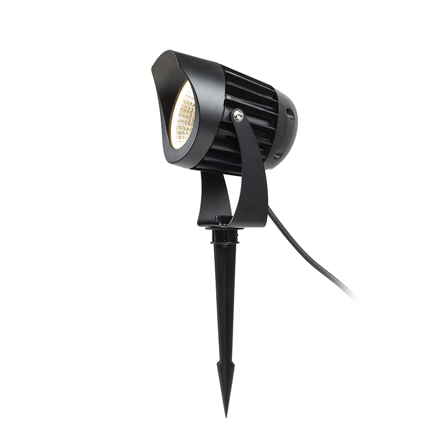 RENDL HAVANA na bodci čierna 230V LED 20W 26° IP65 3000K