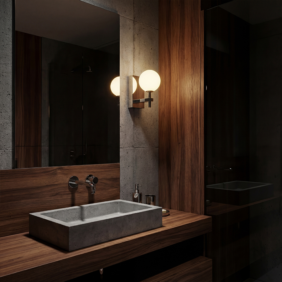 RENDL PEGGY nástenná chróm/opálové sklo 230V LED G9 6W IP44