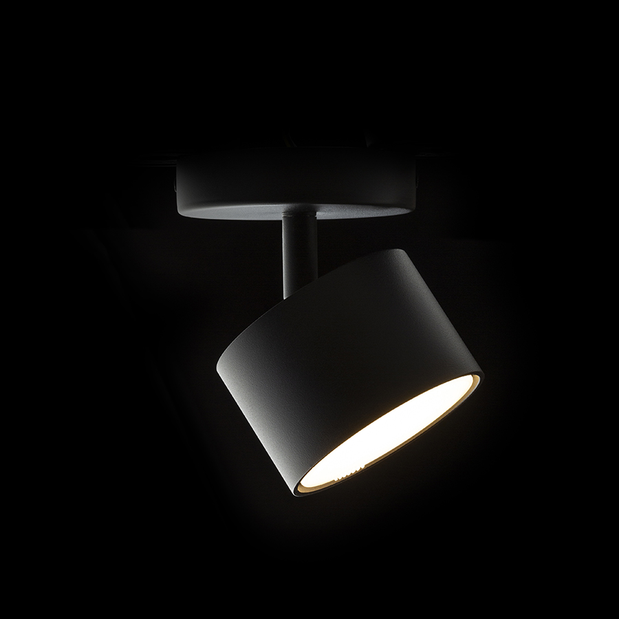 RENDL PIXEL I prisadená čierna 230V LED GX53 7W