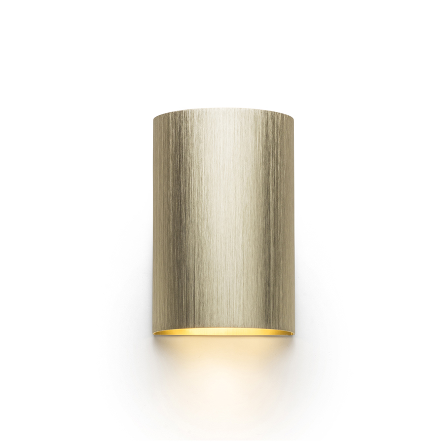 RENDL R14414 CAPRI nástenná lampa, up - down česaná mosadz