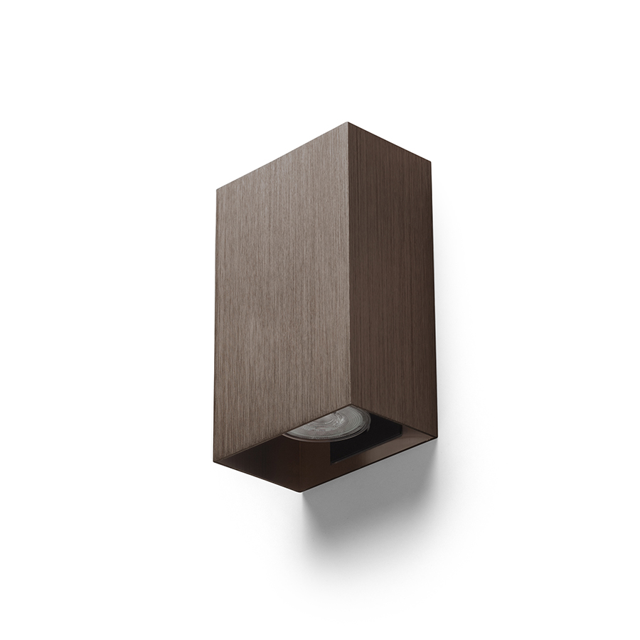 RENDL R14418 CAPRI nástenná lampa, up - down česaný bronz