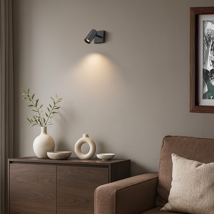 RENDL MARTA prisadená čierna 230V LED GU10 8W