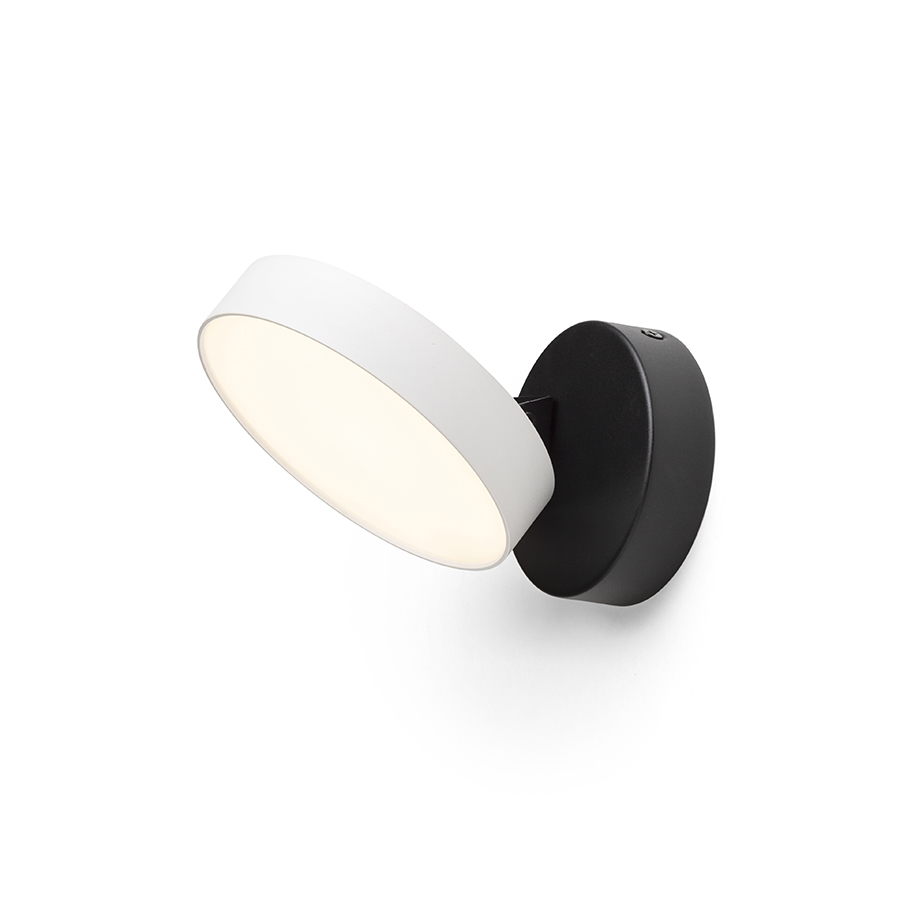 RENDL R14421 ARETHA LED bodové svetlo, nakláňacie biela/čierna
