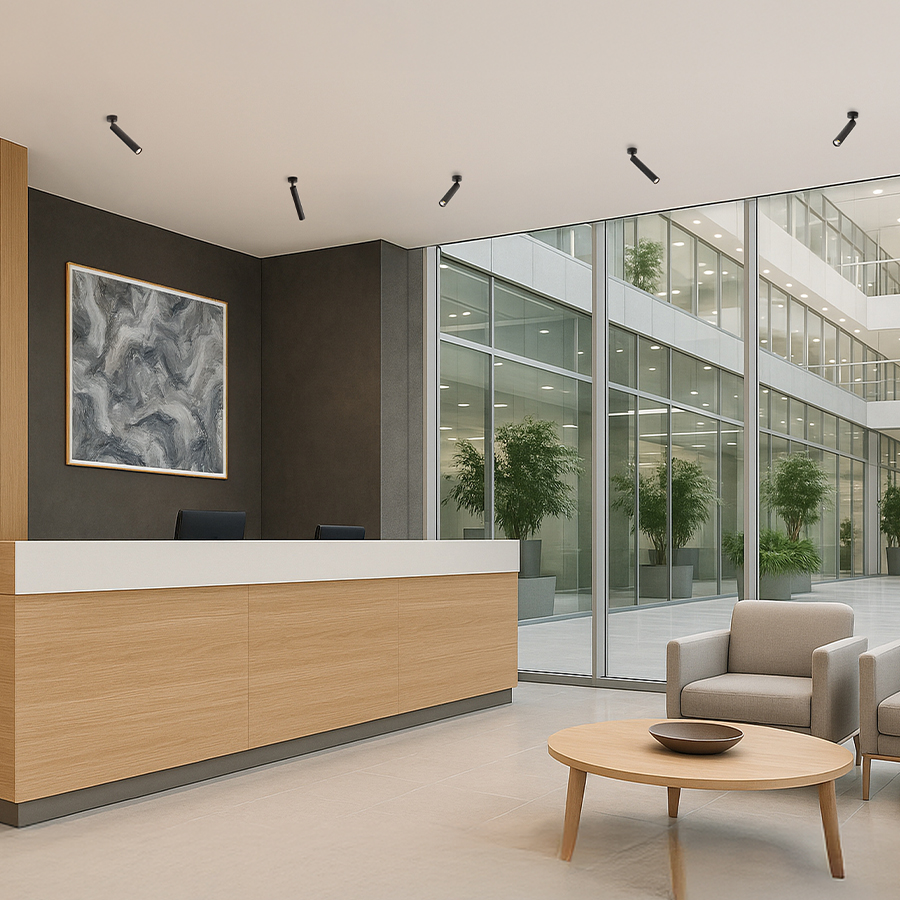 RENDL DARRIN R prisadená čierna 230V LED 6W 24° 3000K