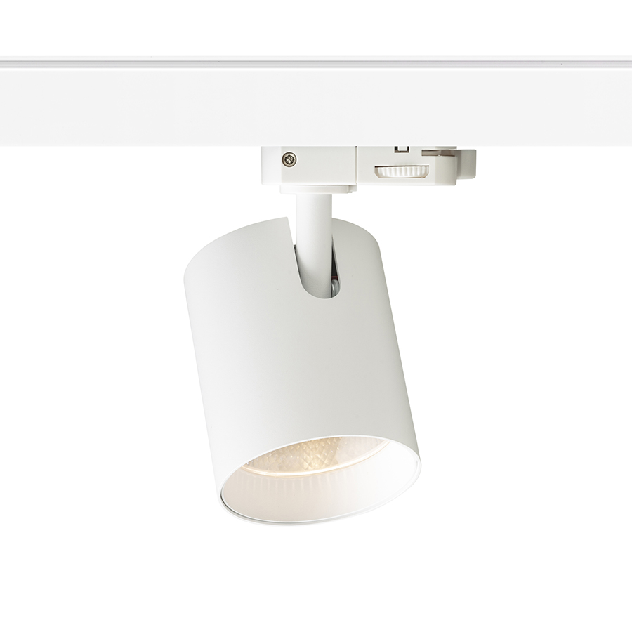 RENDL IRIS 7 na trojokruh. lištu biela 230V LED 10W 24° 3000K