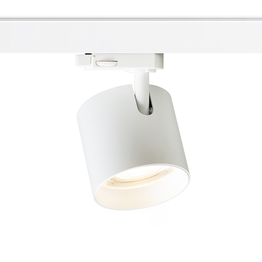 RENDL IRIS 9 na trojokruh. lištu biela 230V LED 12W 24° 3000K