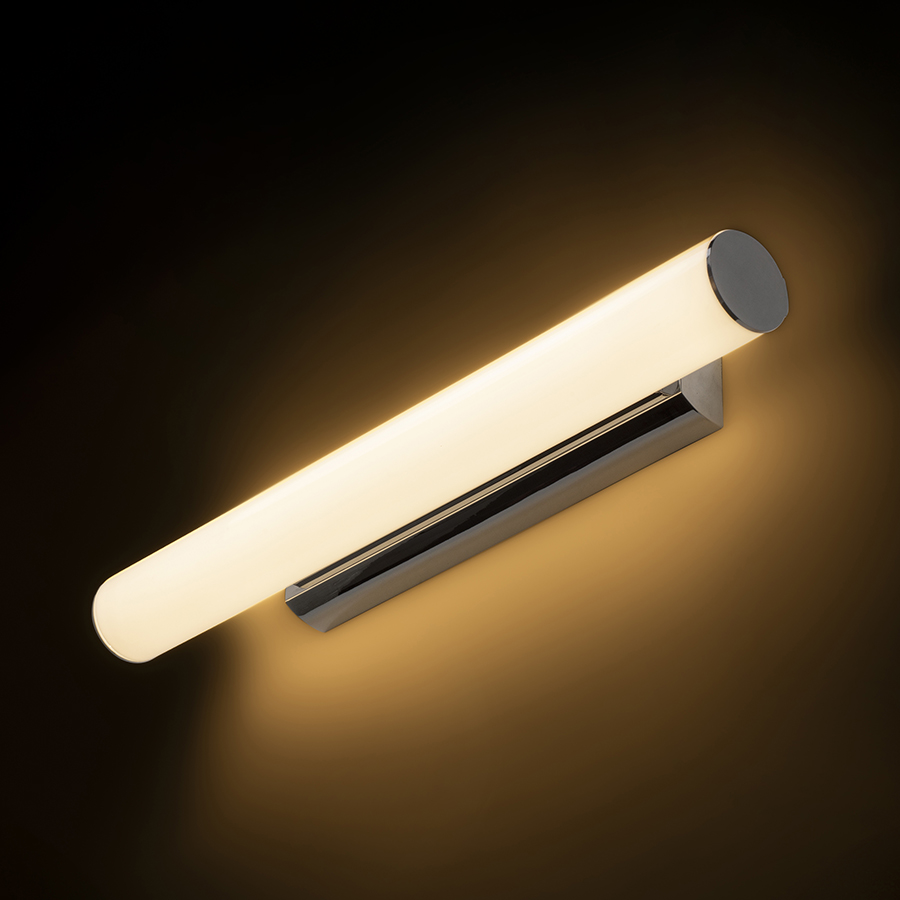 RENDL RIVIER LED 59 nástenná chróm/mliečny akrylát 230V LED 18W 3000K