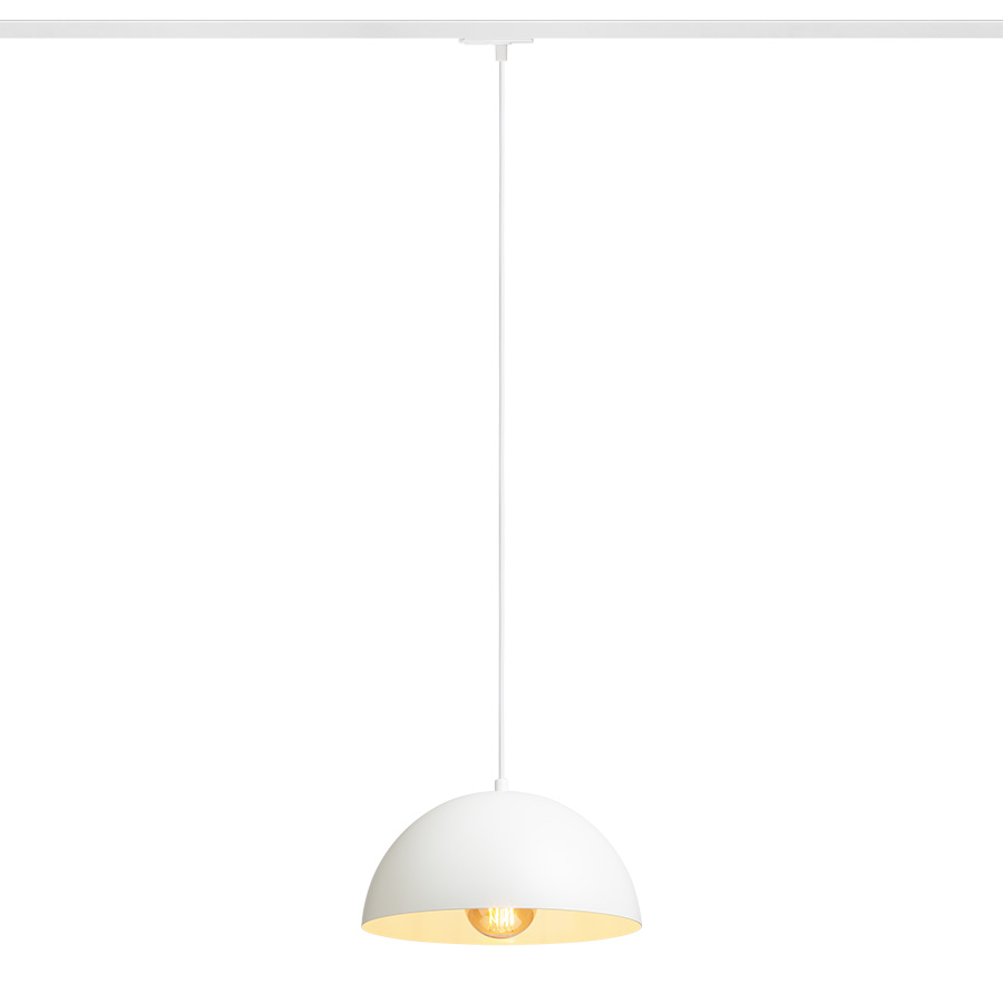 RENDL R14502 GLADYS Jednookruhový lištový systém, 1F závesné biela/biela