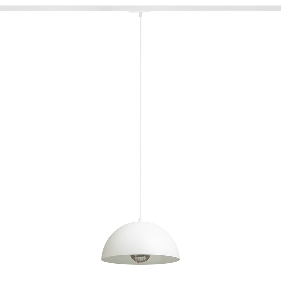 RENDL GLADYS 30 na jednookr. lištu biela/biela 230V LED E27 15W