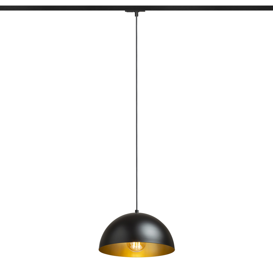 RENDL R14505 GLADYS Jednookruhový lištový systém, 1F závesné čierna/zlatá