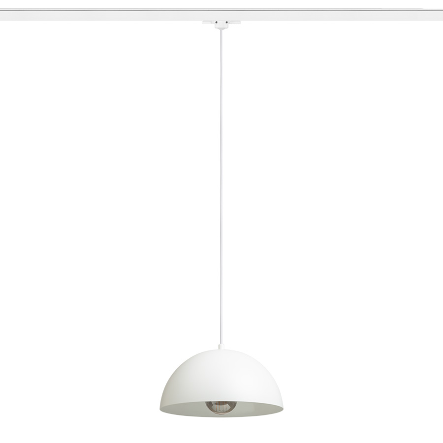 RENDL GLADYS 30 na trojokruh. lištu biela/biela 230V LED E27 15W