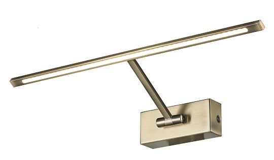 RENDL R14527 FRESCO LED nástenná lampa, nad obraz čierna