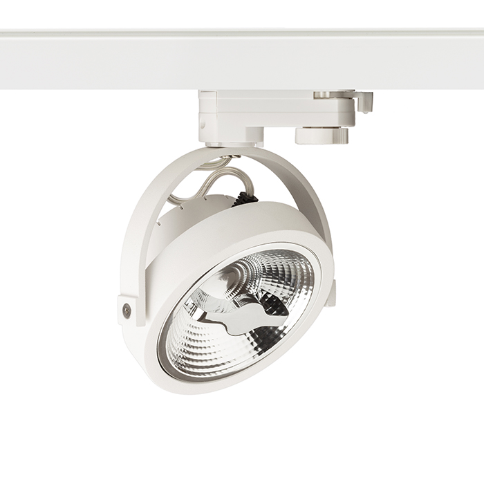 RENDL KELLY LED na trojokruh. lištu biela 230V LED 12W 24° 3000K