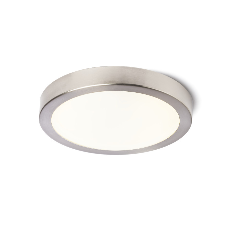RENDL BARRY LED stropná matný nikel 230V LED 12W IP44 3000K