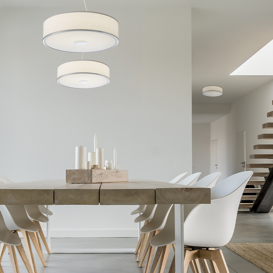 RENDL CASSABLANCA LED 40 stropná chróm 230V LED 35W 3000K