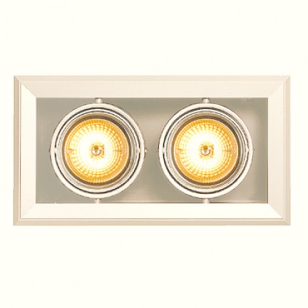 RENDL Outlet AIXLIGHT MOD 2 QRB111 recessed cream white 12V G53 2x50W 154021 1